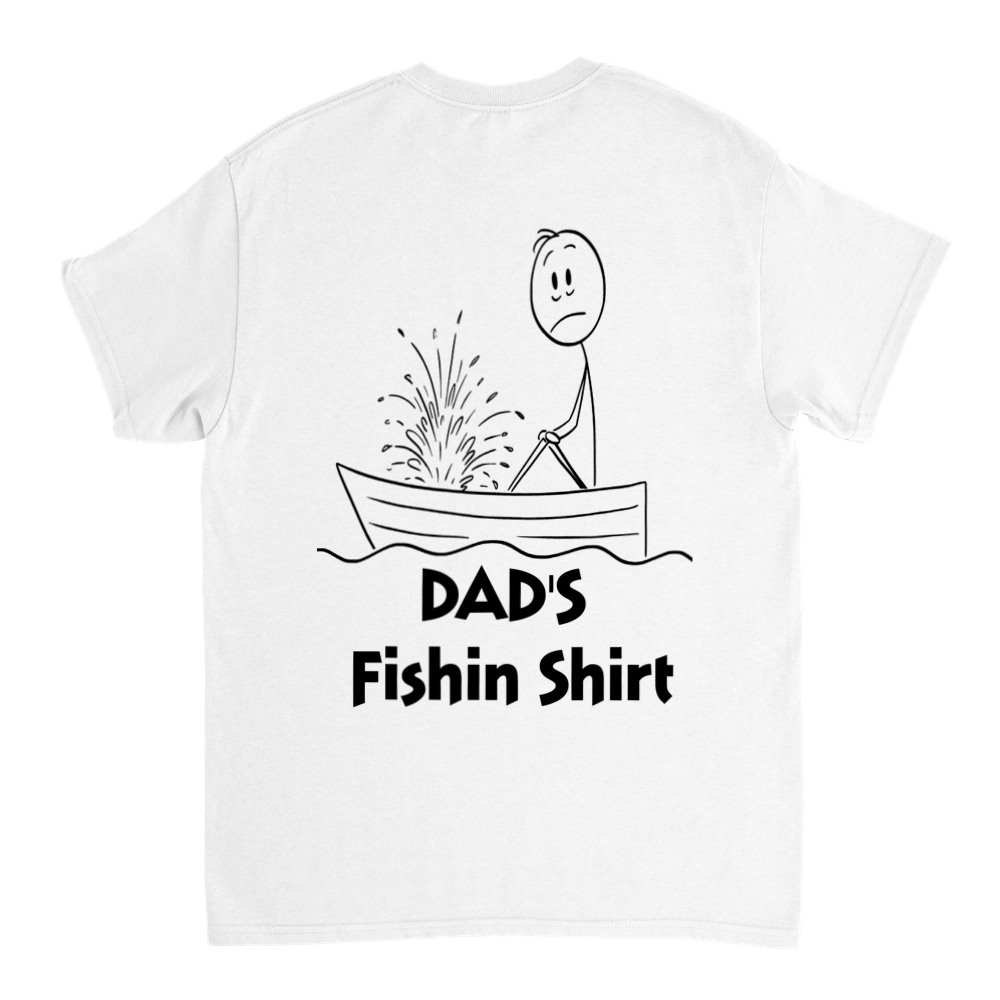 Dads Fishin Crewneck T-shirt