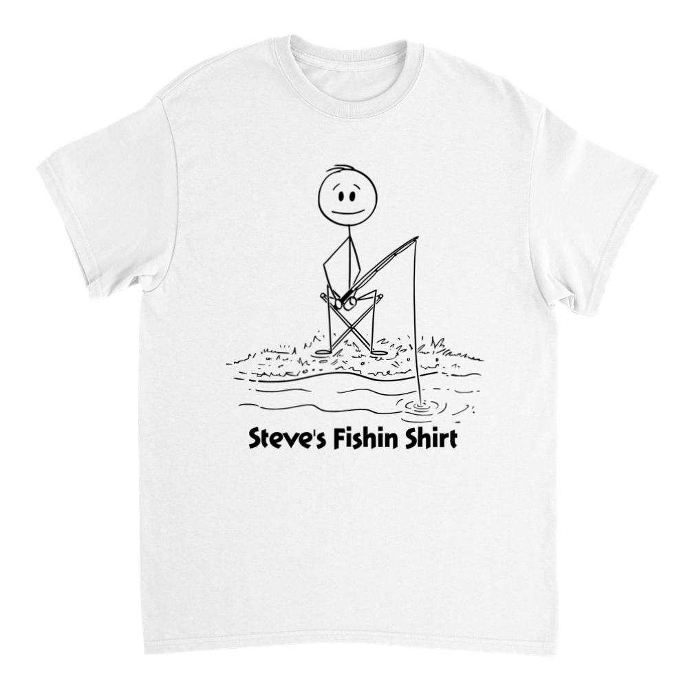 Steve's Fishin Crewneck T-shirt