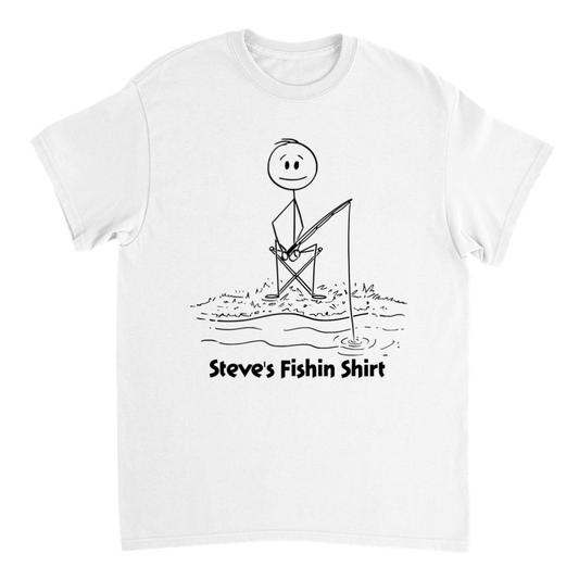 Steve's Fishin Crewneck T-shirt