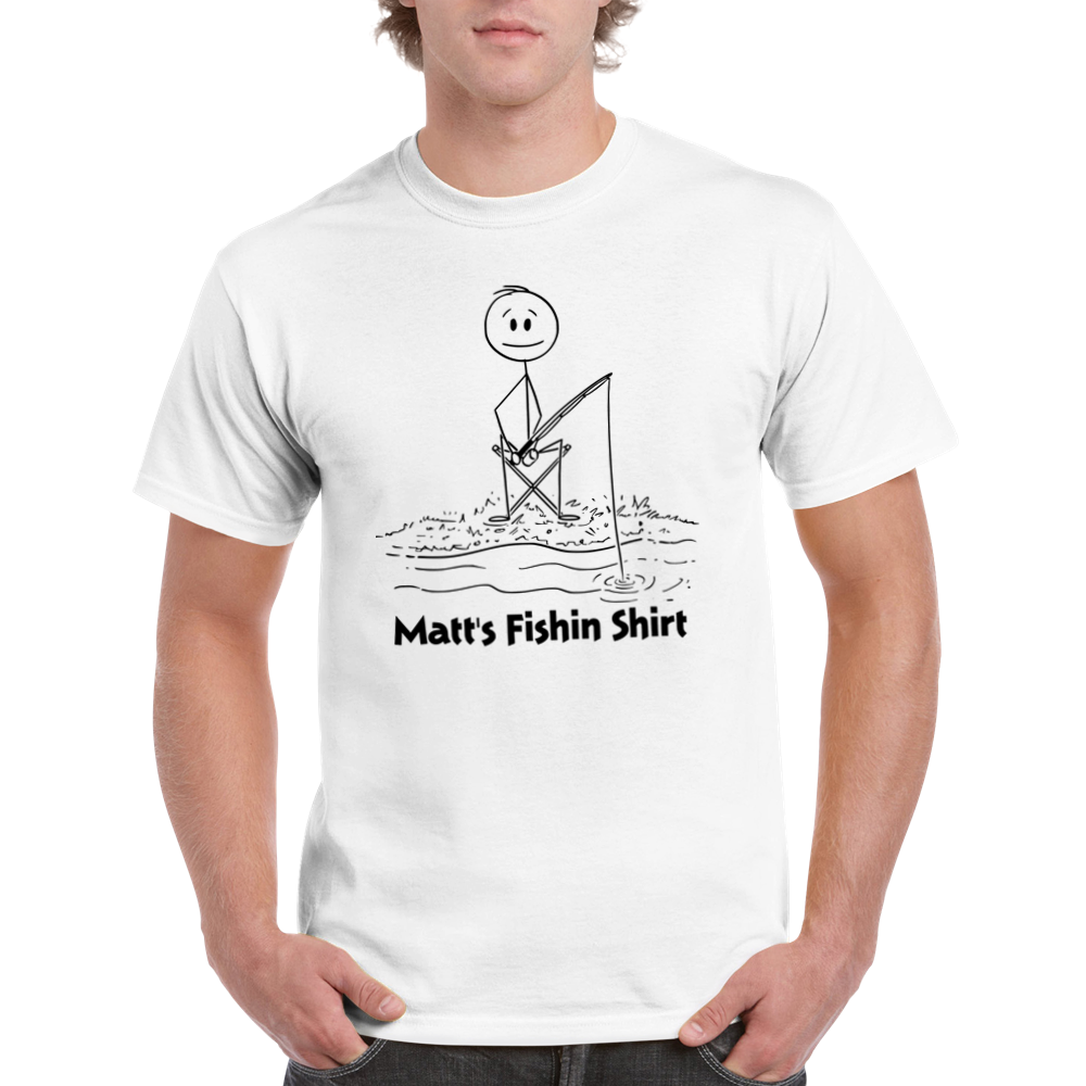 Matt's Fishin Crewneck T-shirt