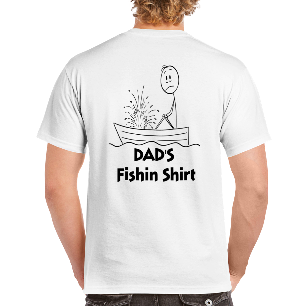 Dads Fishin Crewneck T-shirt