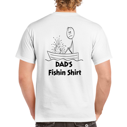 Dads Fishin Crewneck T-shirt