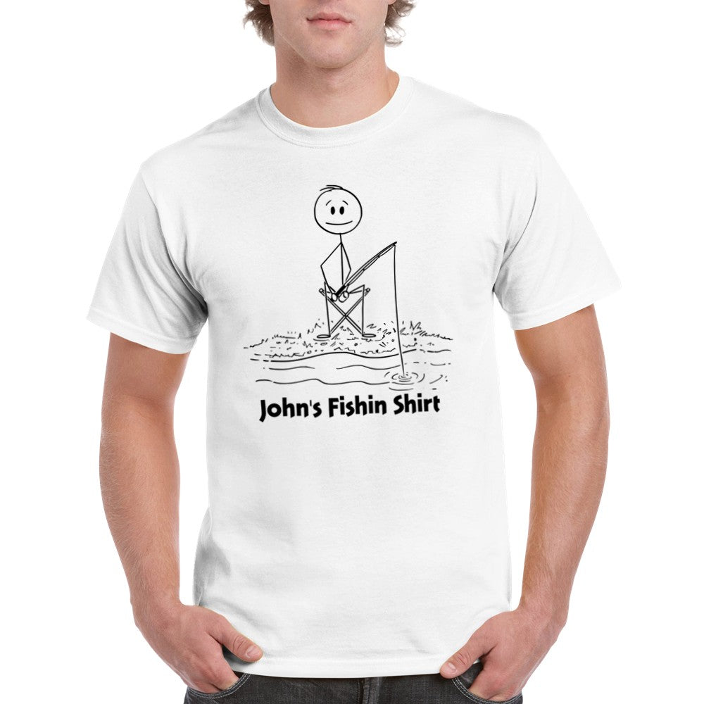 John's Fishin Crewneck T-shirt